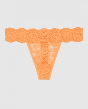 La Senza Thong Panty Women Underwear Apricot | bTQ0NCPk