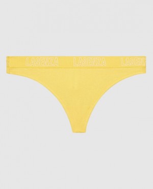 La Senza Thong Panty Women Underwear Cream | 1JAMGA3v