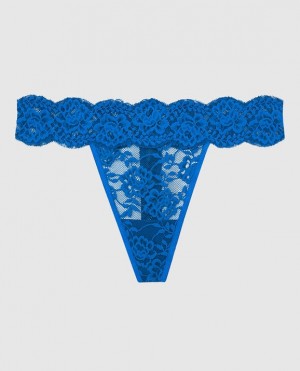 La Senza Thong Panty Women Underwear Deep Blue | kiCf1tvb