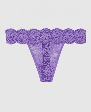 La Senza Thong Panty Women Underwear Flower | I5o0spqx