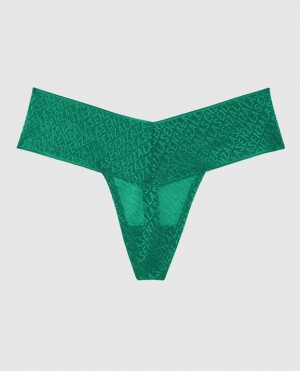 La Senza Thong Panty Women Underwear Green | ope8Cu6x