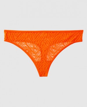 La Senza Thong Panty Women Underwear Orange | dXJQHfXu