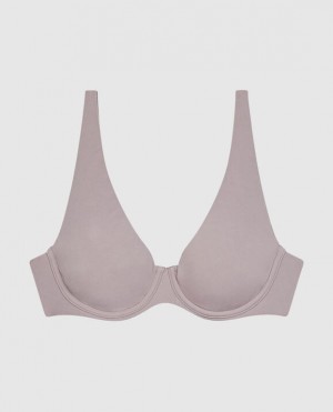 La Senza Unlined Microfiber Women Bras Winterberry | lZWKYPVT