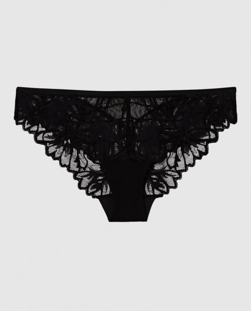 La Senza Bikini Panty Women Underwear Black | ziPvXKet