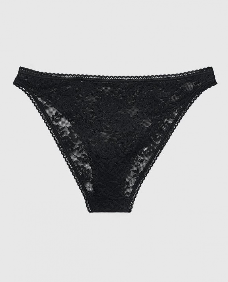 La Senza Bikini Panty Women Underwear Black | 9EjfNjwY