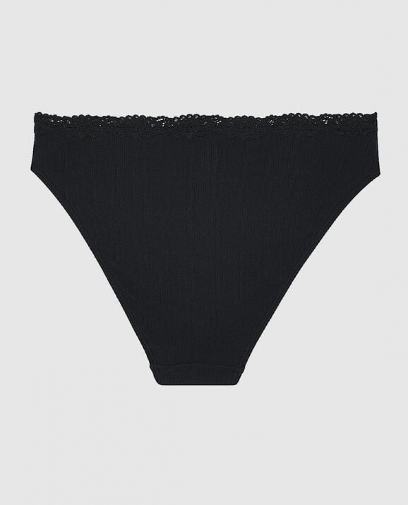 La Senza Bikini Panty Women Underwear Black | 4LCixV5O