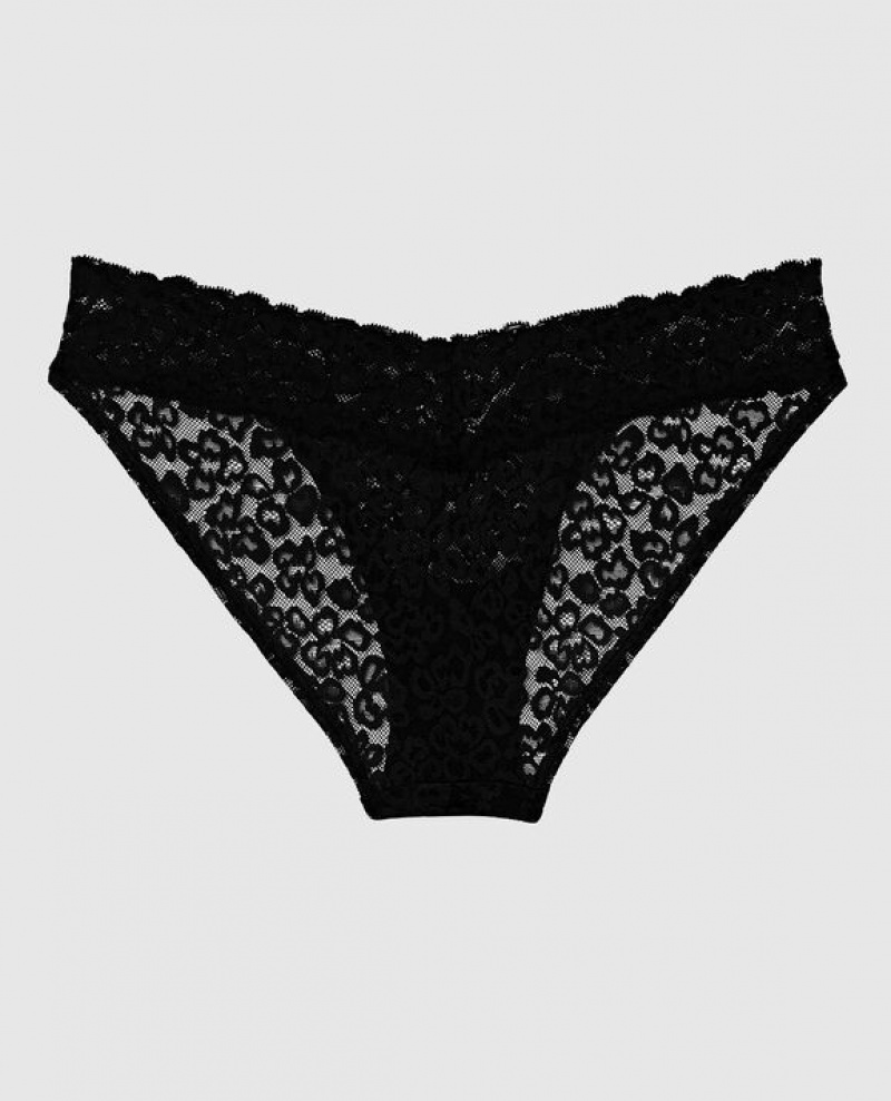 La Senza Bikini Panty Women Underwear Black | s1cTMlnh