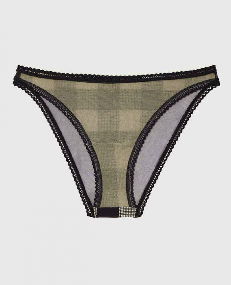 La Senza Bikini Panty Women Underwear Festive Check | XacRX7z3