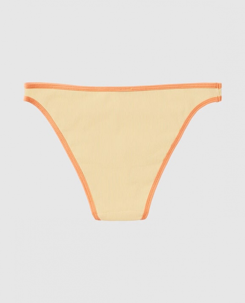 La Senza Bikini Panty Women Underwear Light Yellow | 6D7WWwEQ