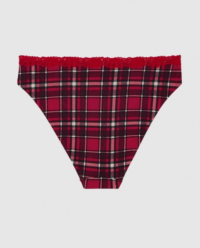 La Senza Bikini Panty Women Underwear Party Plaid | RhcNOdel