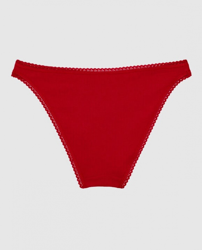 La Senza Bikini Panty Women Underwear Red | 5Gp32zVw