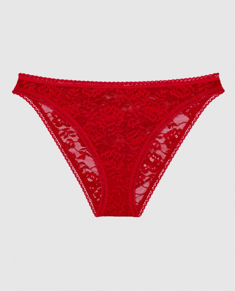 La Senza Bikini Panty Women Underwear Red | Neim5L99