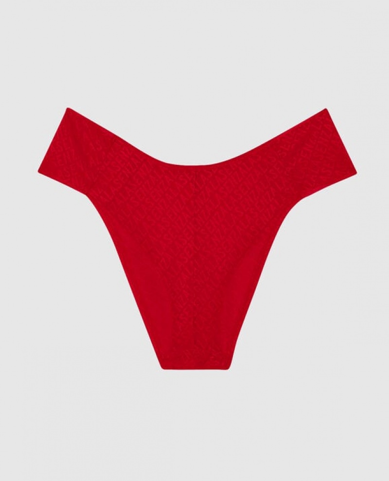 La Senza Bikini Panty Women Underwear Red | wpAzjX2v