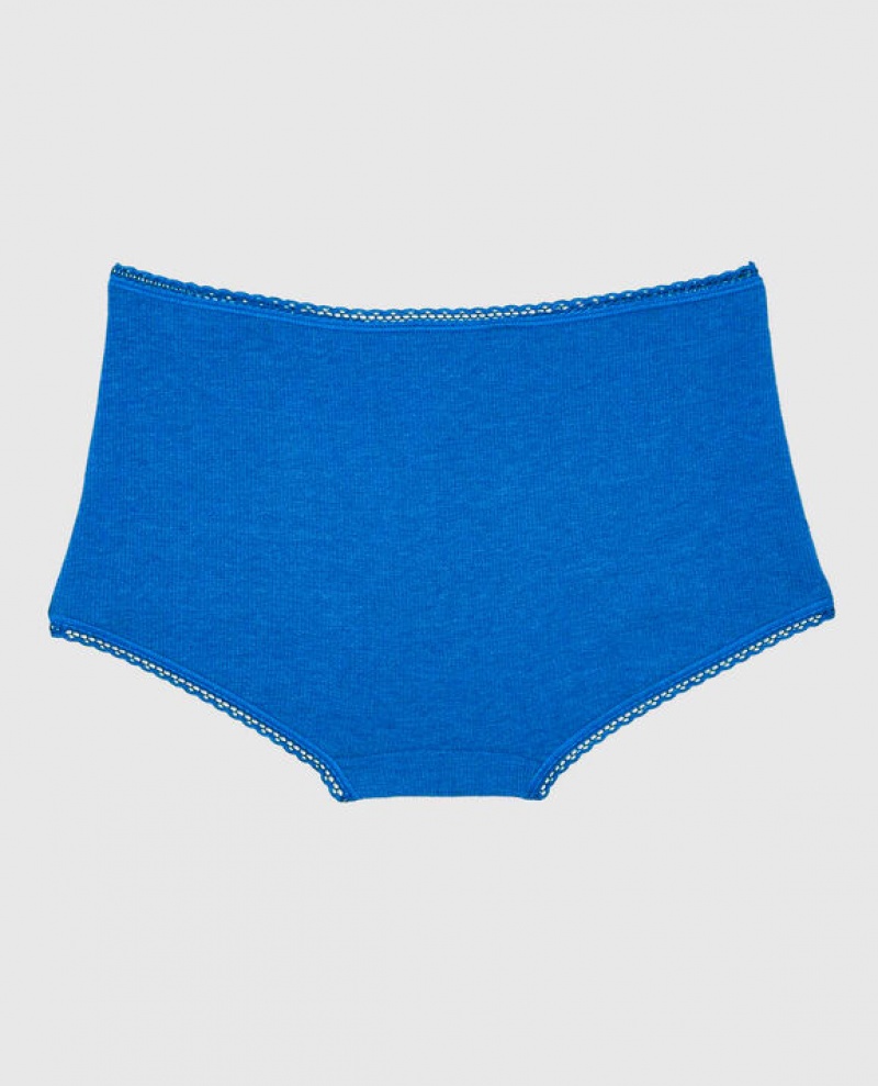 La Senza Boyshort Panty Women Underwear Deep Blue | EOgOIlto