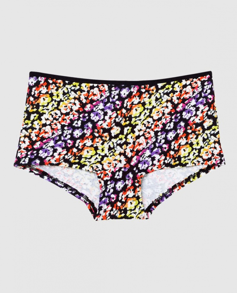 La Senza Boyshort Panty Women Underwear Multicolor Leopard | ZzFIbAdK