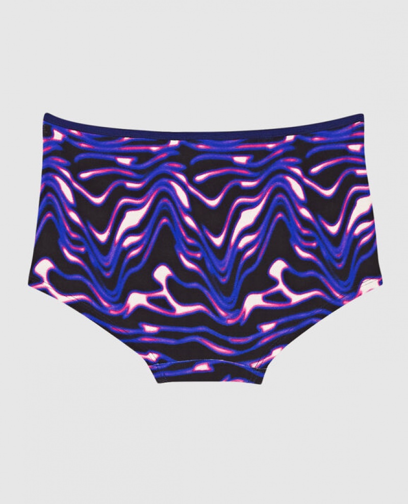 La Senza Boyshort Panty Women Underwear Cosmic Waves | ZVAPJ2AF