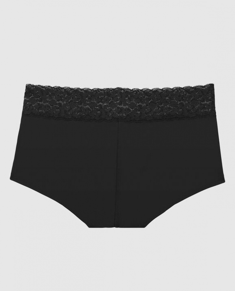 La Senza Boyshort Panty Women Underwear Black | OYHn4iyM