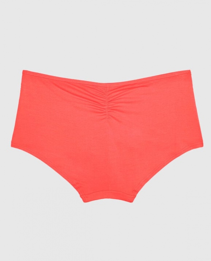 La Senza Boyshort Panty Women Underwear Red | jlRBN9pM