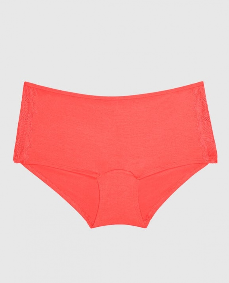 La Senza Boyshort Panty Women Underwear Red | jlRBN9pM