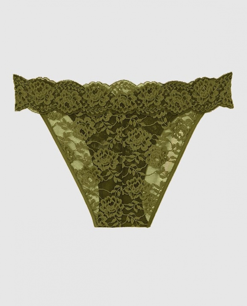 La Senza Cheeky Panty Women Underwear Avocado | QjiljUzl