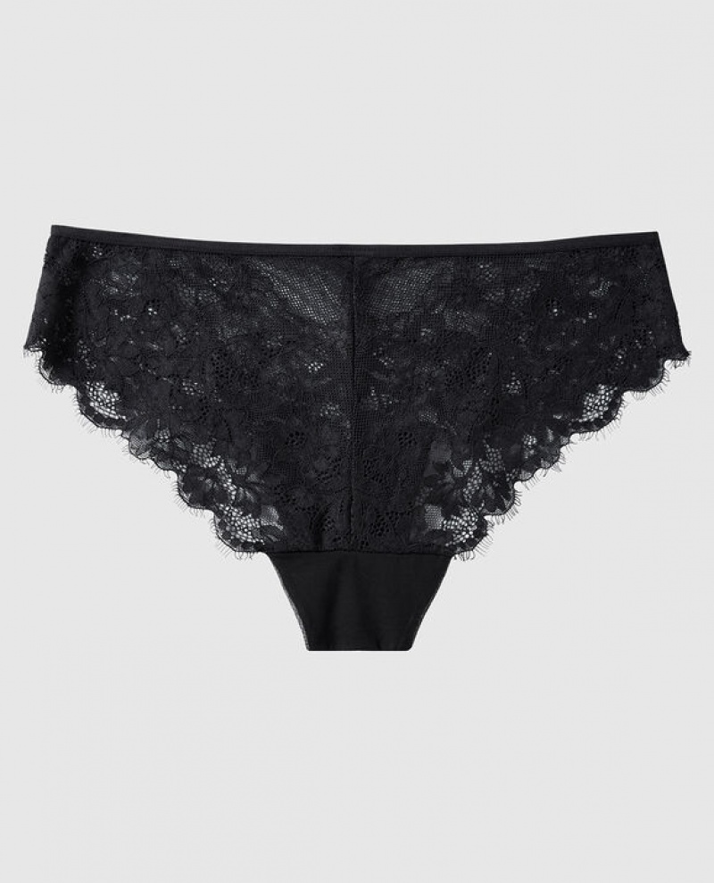 La Senza Cheeky Panty Women Underwear Black | BewTBq0j