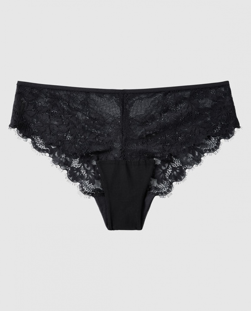 La Senza Cheeky Panty Women Underwear Black | BewTBq0j