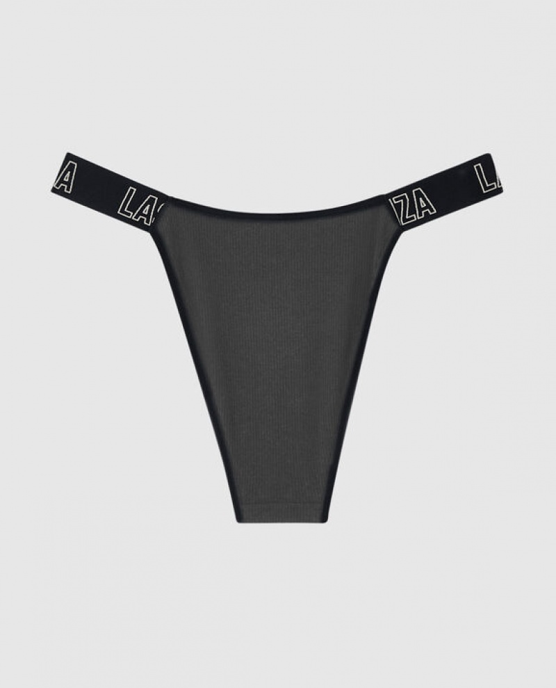 La Senza Cheeky Panty Women Underwear Black | Boah80Hb