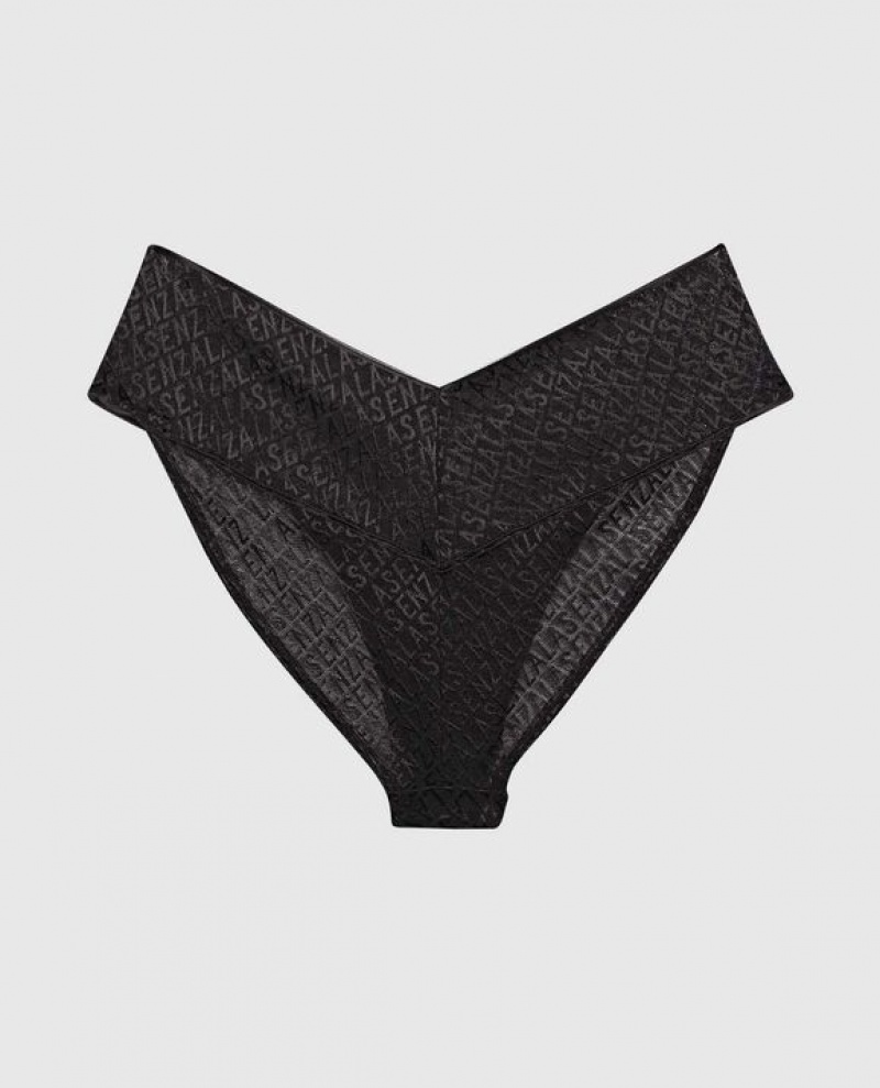 La Senza Cheeky Panty Women Underwear Black | UTLMjaVg