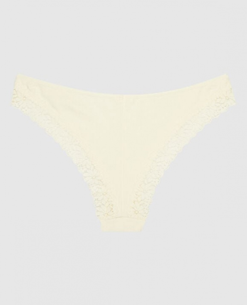 La Senza Cheeky Panty Women Underwear Cream | 4VlZnxHi