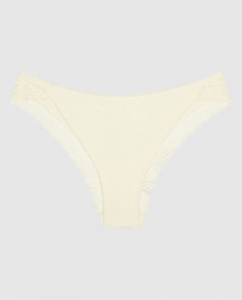 La Senza Cheeky Panty Women Underwear Cream | 4VlZnxHi