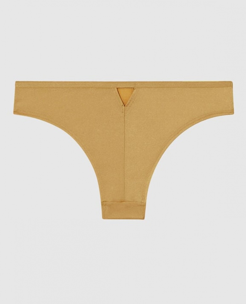 La Senza Cheeky Panty Women Underwear Gold | QJ14xjud