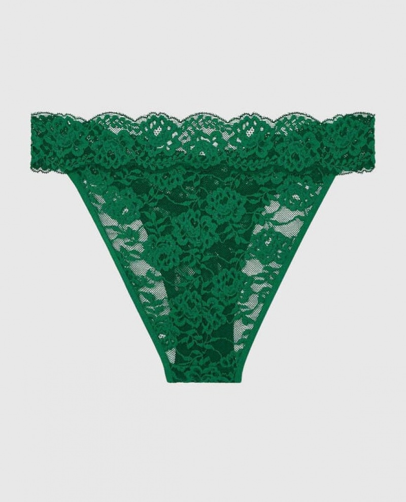 La Senza Cheeky Panty Women Underwear Green | qTA1pz2G