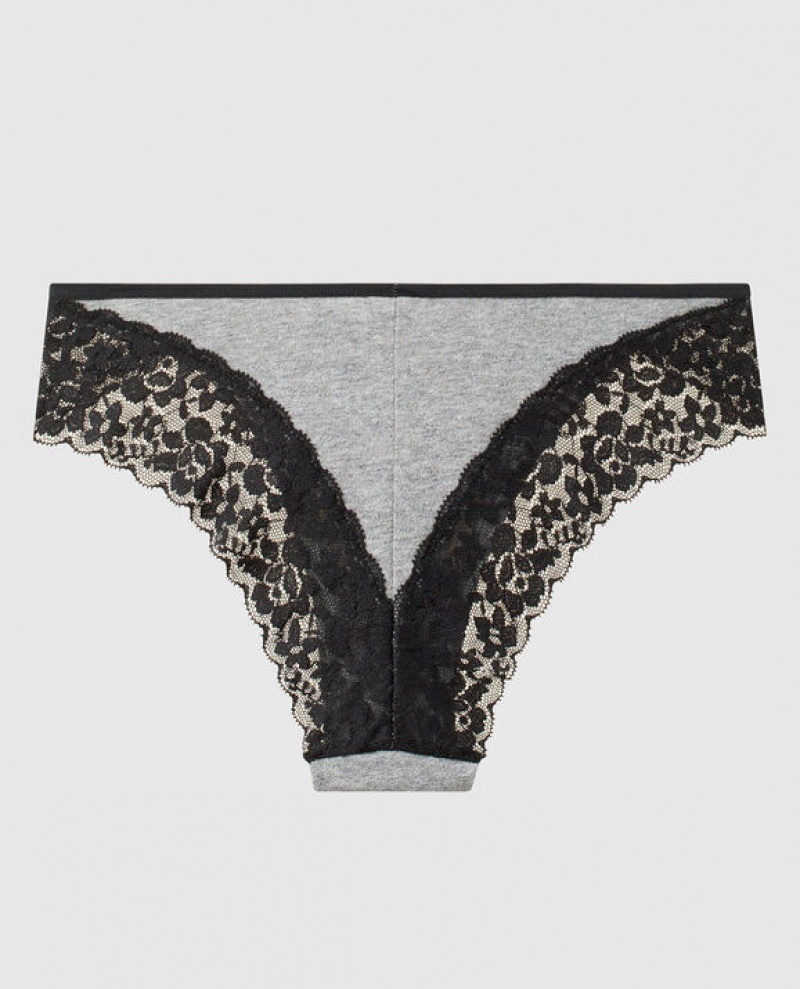 La Senza Cheeky Panty Women Underwear Grey | QC5OmXBg