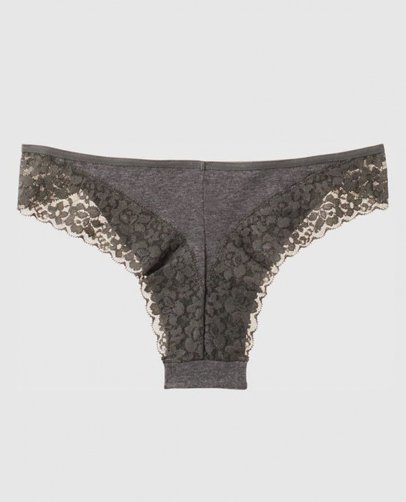 La Senza Cheeky Panty Women Underwear Grey | W2eA9vlG