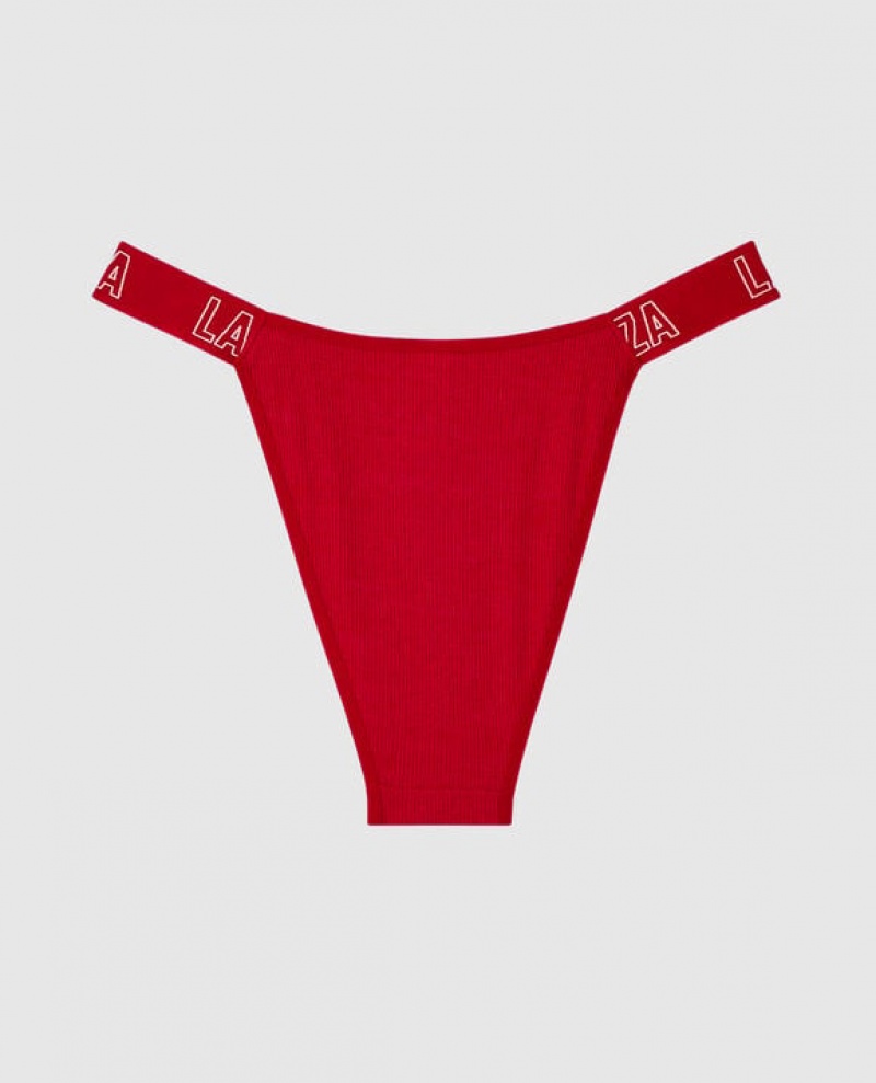 La Senza Cheeky Panty Women Underwear Red | aokiGVz3