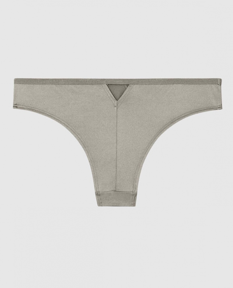 La Senza Cheeky Panty Women Underwear Silver | UXs7Nhj8