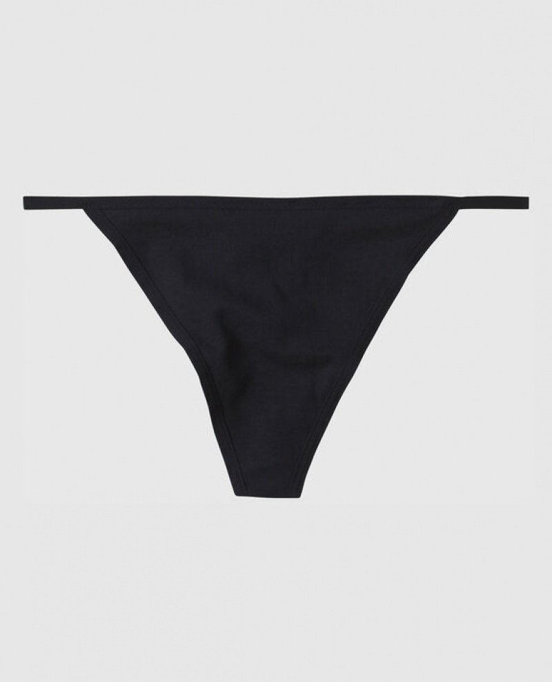 La Senza G-String Panty Women Underwear Black | CyVqTWt5