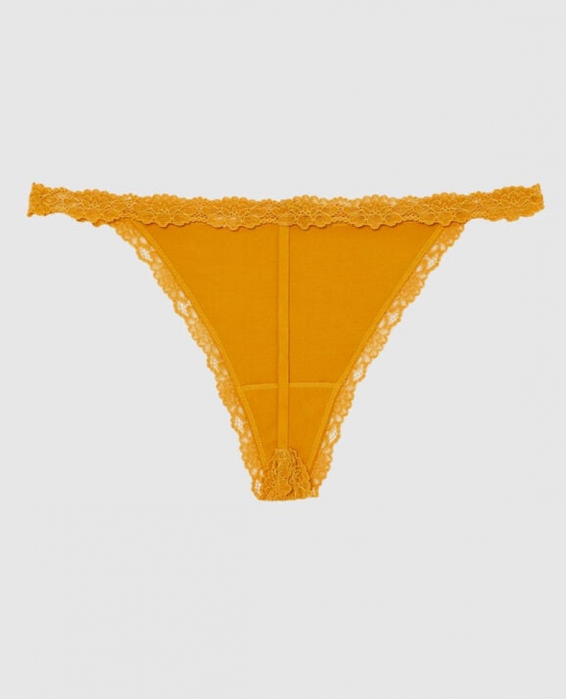 La Senza G-String Panty Women Underwear Limonite | 5uNKpWbZ