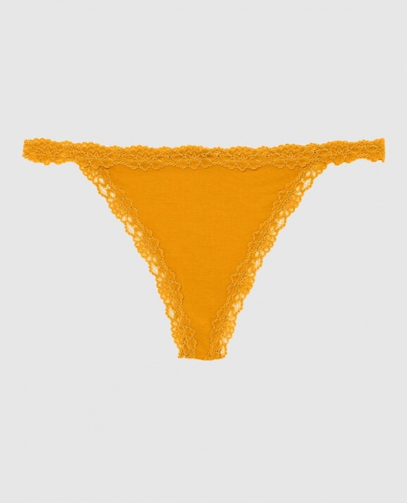 La Senza G-String Panty Women Underwear Limonite | 5uNKpWbZ