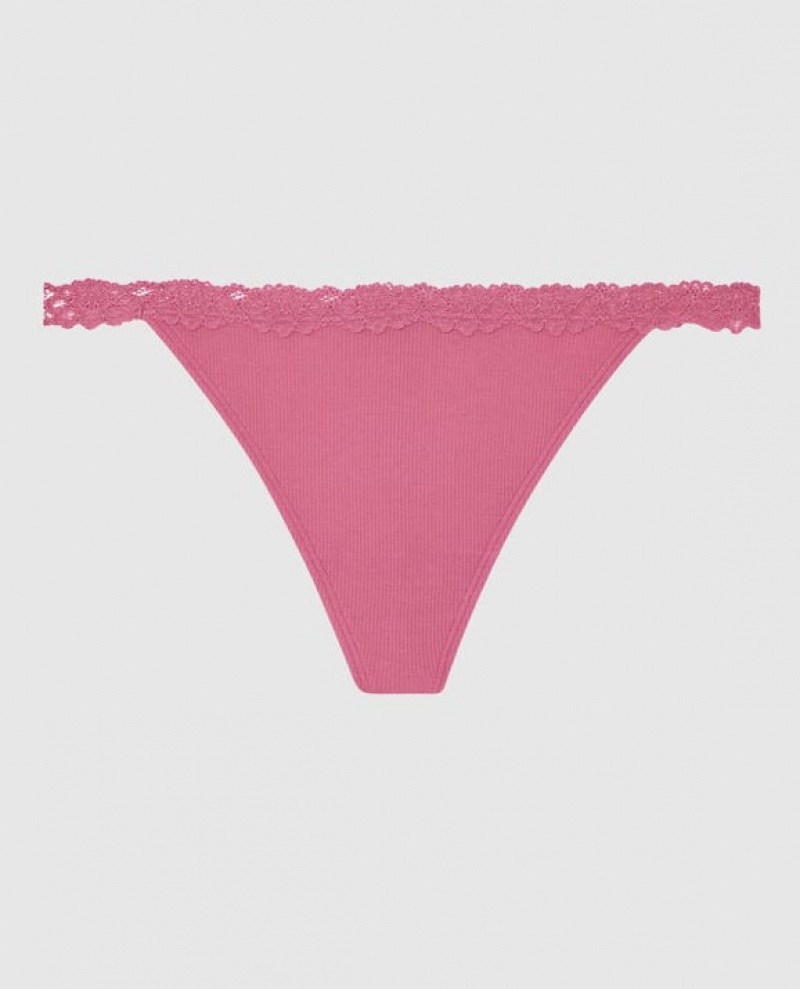 La Senza G-String Panty Women Underwear Rose | YKXoYEI0