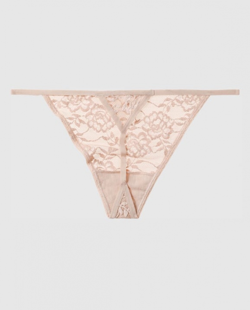 La Senza G-String Panty Women Underwear Rosetan | FNEi8JLk