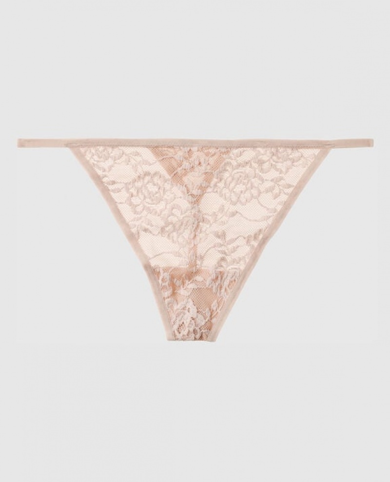 La Senza G-String Panty Women Underwear Rosetan | FNEi8JLk