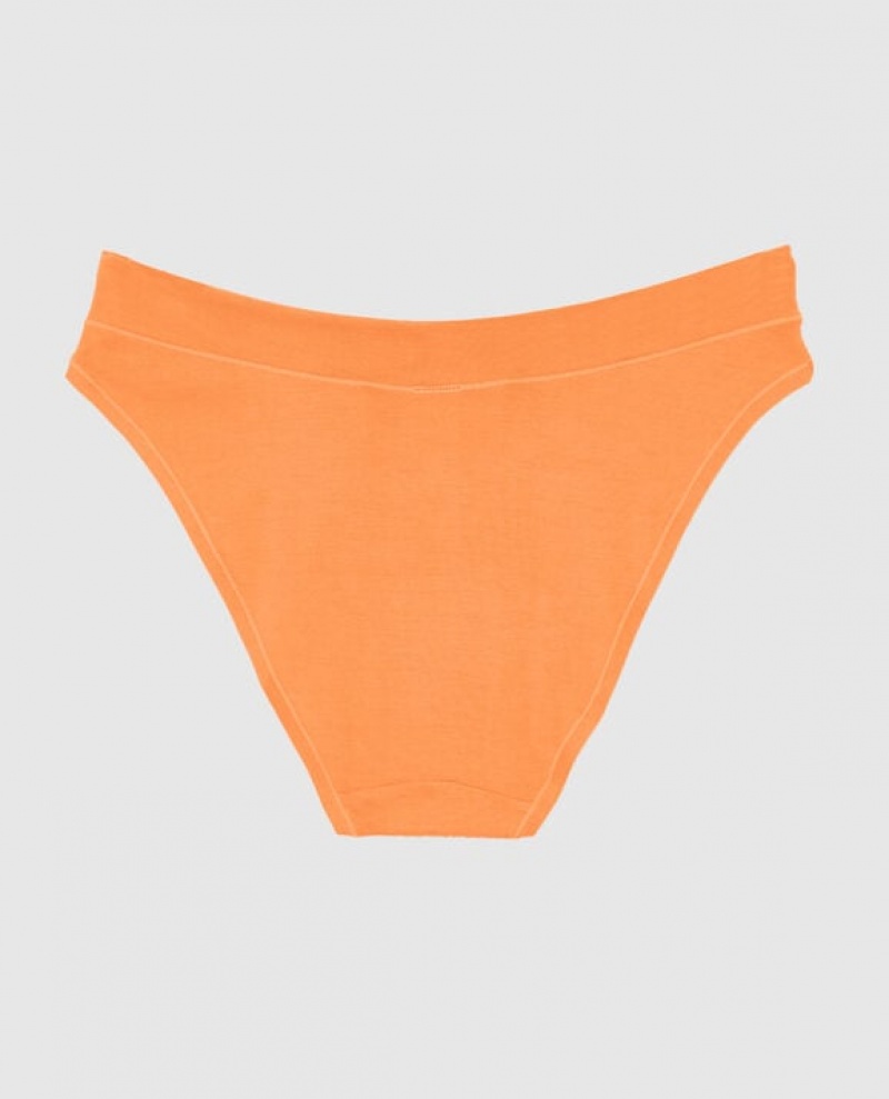 La Senza High Leg Bikini Panty Women Underwear Apricot | LPVqIwzT