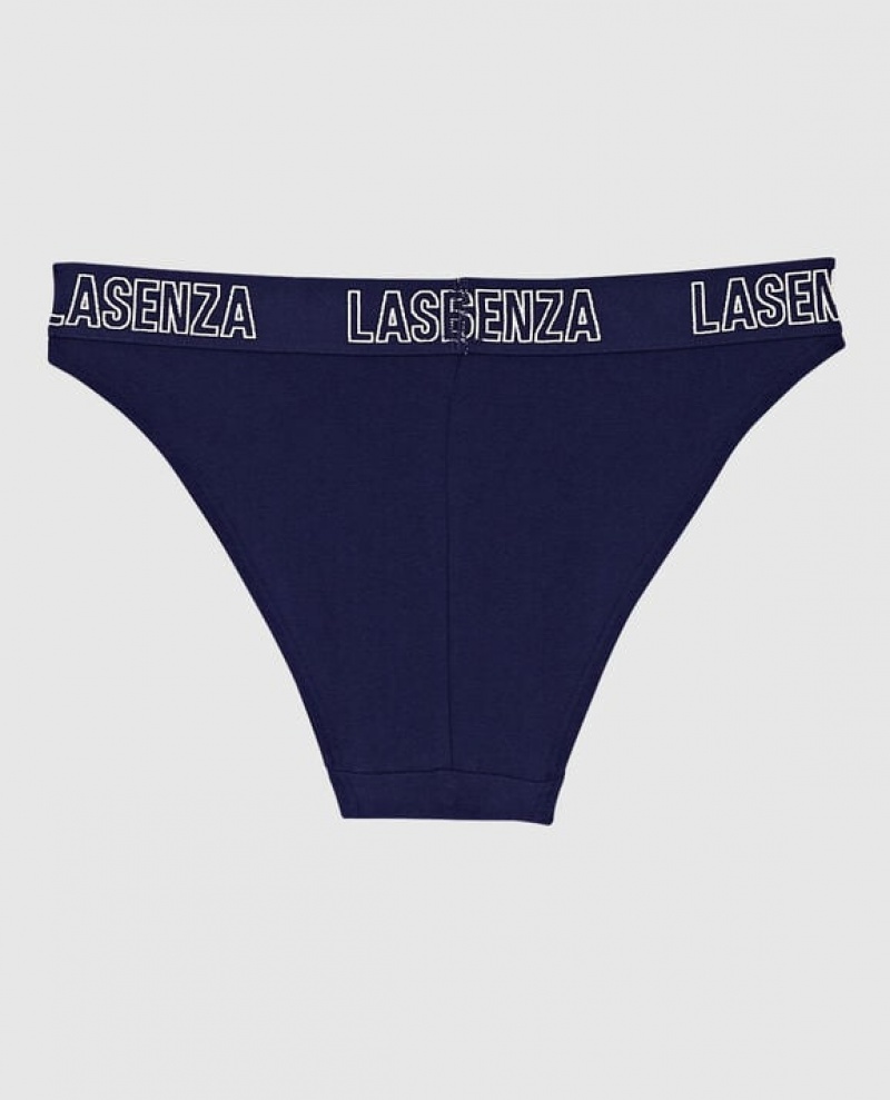 La Senza High Leg Cheeky Panty Women Underwear Ocean Cavern | gxnXmECz