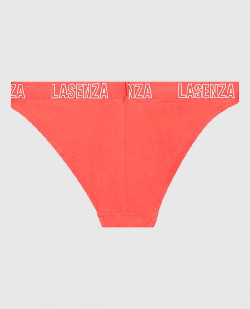 La Senza High Leg Cheeky Panty Women Underwear Red | pkr4raO0