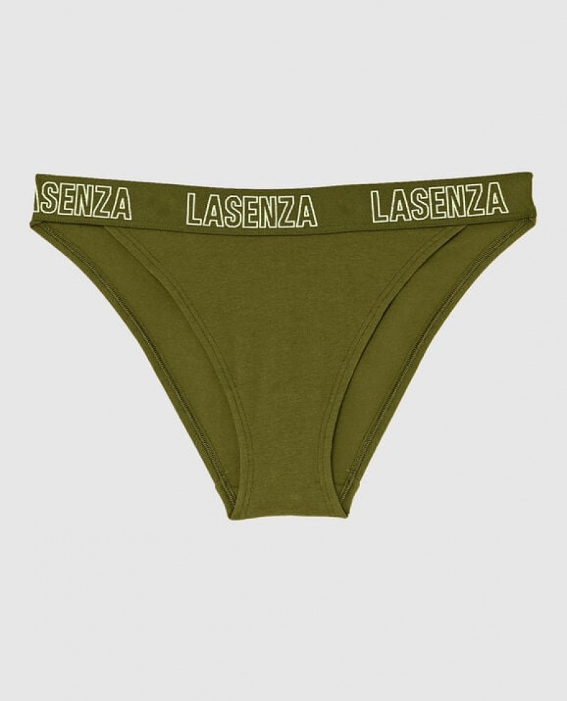 La Senza High Leg Cheeky Panty Women Underwear Avocado | NfrqtpVb