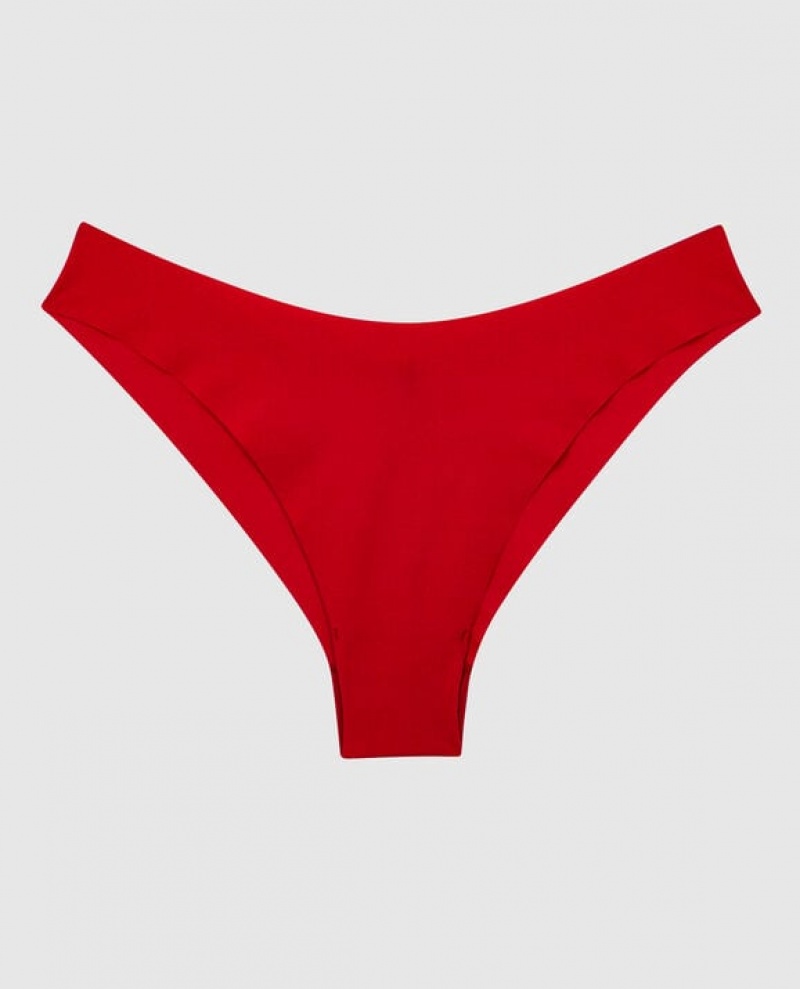 La Senza High Leg Cheeky Panty Women Underwear Red | zSlBAH1Y