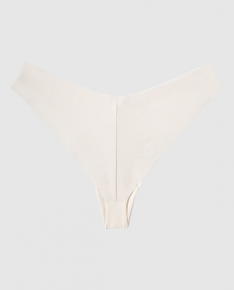 La Senza High Leg Cheeky Panty Women Underwear Cream | Ve8M5N3N