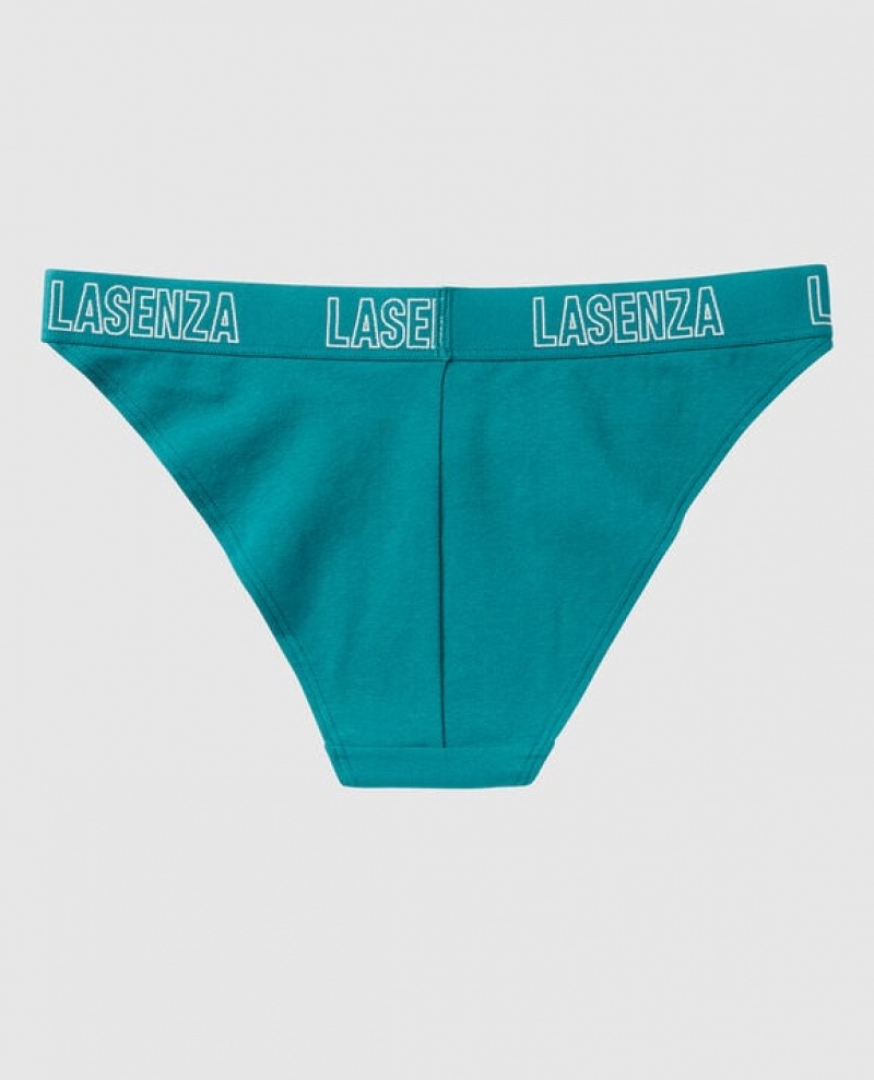 La Senza High Leg Cheeky Panty Women Underwear Tahitian Tide | avBxusYI