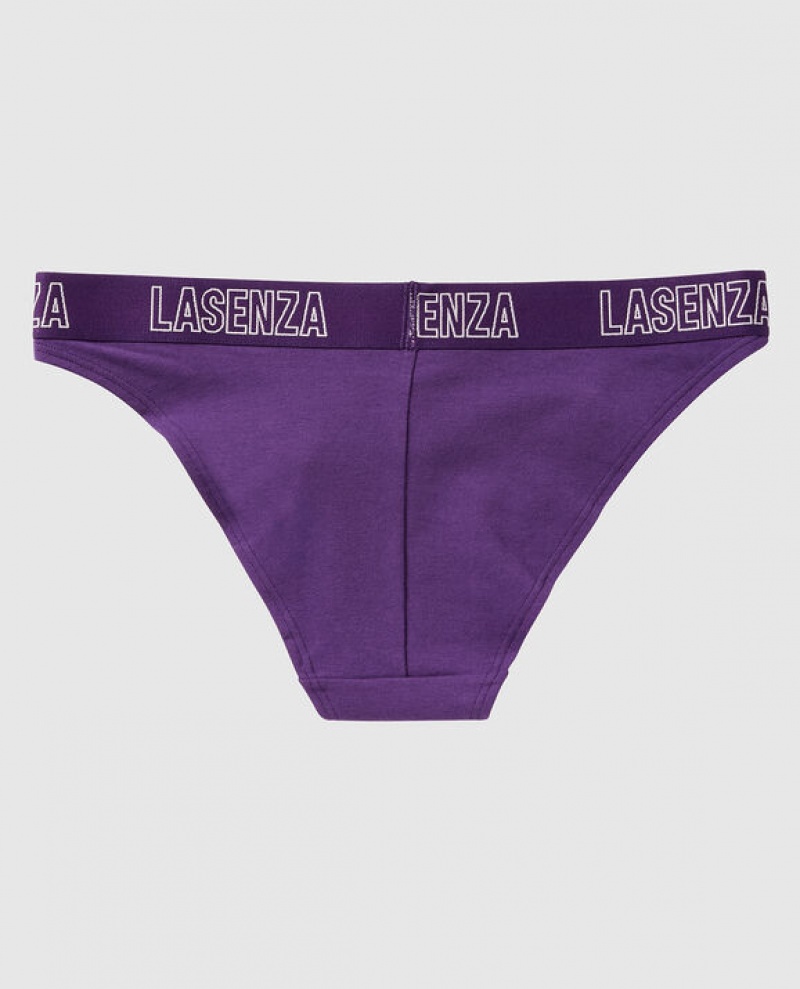 La Senza High Leg Cheeky Panty Women Underwear Purple | OQ2bmEVi